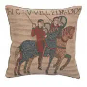 Bayeux Horseriders European Cushion Cover