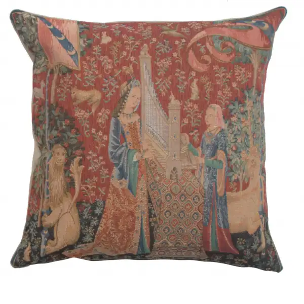 The Hearing I Small European Cushion Cover