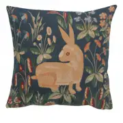 Rabbit in Blue II European Cushion Cover