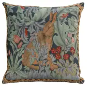 Rabbit As William Morris Right Large European Cushion Cover