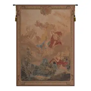 Francois Boucher Les Amours Vintage Tapestry Wall Hanging 58 x 44 in Jacquard Woven French Romantic Wall Art - B - H 58" x W 44"