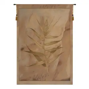 Oriental Bamboo French Tapestry Wall Hanging 58 X 44 Inch Jacquard Woven Chinoiserie Botanical Wall Art
