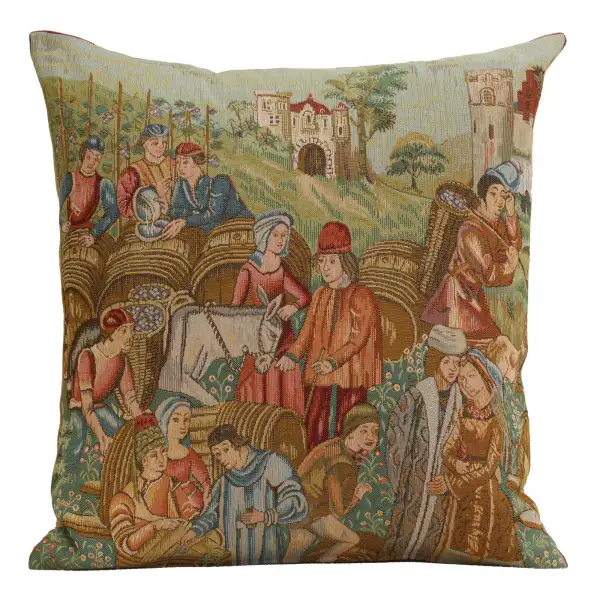 Wine Making II European Cushion Cover