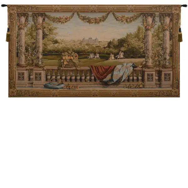 Chateau Bellevue I European Tapestry Wall hanging