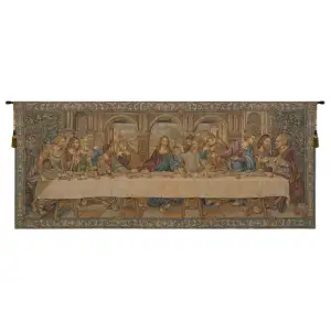 French Garden Landscape Jacquard Woven Wall Hanging