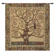 Stoclet Tree by Klimt European Tapestry Wall Hanging