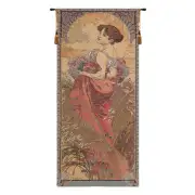 Mucha Summer I European Tapestry Wall Hanging