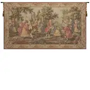Society in the Park Right European Tapestry Wall Hanging