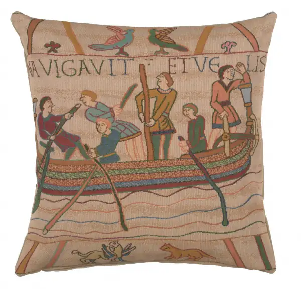 Bayeux L'Embarquement European Cushion Cover