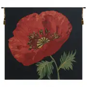 Poppy Red Tapestry Wall Art