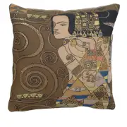Klimt Nuit - L'Attente European Cushion Cover