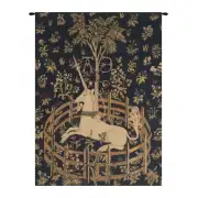 Unicorn in Captivity V European Tapestry Wall Hanging