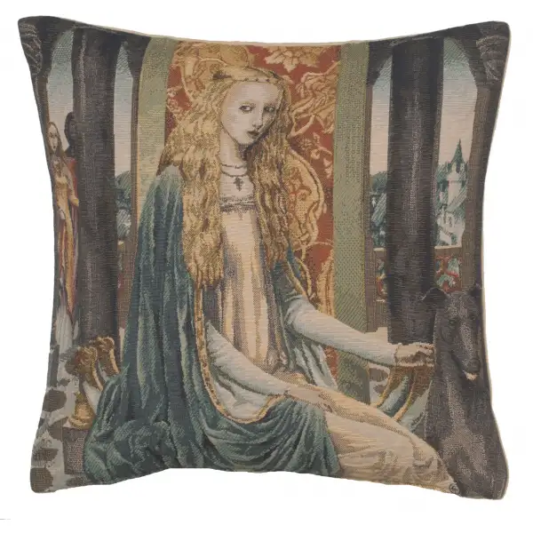 Lady 1 Decorative Couch Pillow Cover