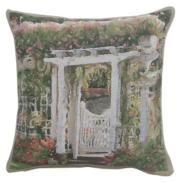 Jardin Poort Decorative Couch Pillow Cover