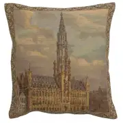 Townhall Brussels  Decorative Couch Pillow Cover