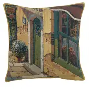 Bellagio Village Door Decorative Couch Pillow Cover