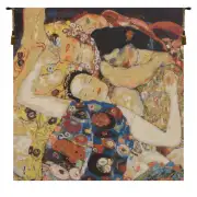 Virgin Klimt Faces Belgian Wall Tapestry