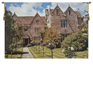 William Morris House Tapestry Wall Hanging 25 x 37 in Arts and Crafts Botanical Jacquard Woven Wall Art Home Decor