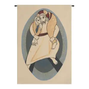 Year of Favor European Tapestry Wall Hanging 25x17 Inch Cotton Jacquard Woven Wall Tapestry