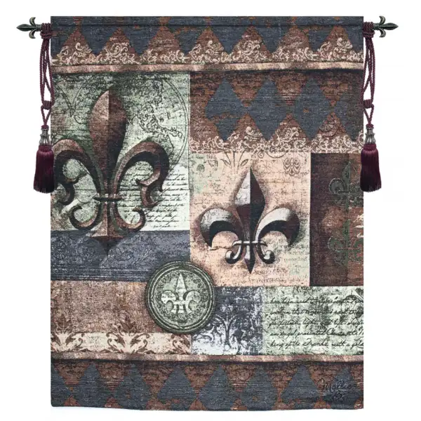 Fleur de Lis Grande Wallhanging