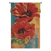 Two Poppys Tapestry Wall Art
