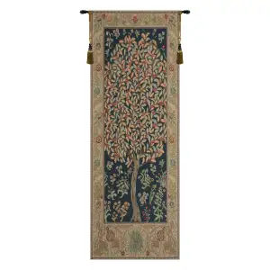William Morris The Pastel Tree Portiere Tapestry Wall Hanging 70 x 24 in Arts and Crafts Botanical Jacquard Woven Wall Art