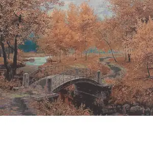Unfettered Path Stretched Wall Tapestry 24x31 Inch Landscape Woven Scenic Home Decor