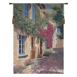 A Simple Path Stretched Wall Tapestry 36x23 Inch Scenic Landscape Woven Home Decor