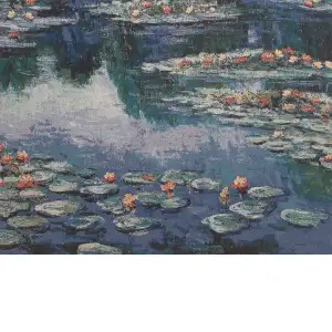 Lily Pad Junction Stretched Wall Tapestry 24x29 Inch Floral Pond Woven Nature Home Decor