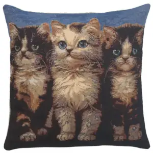 Purrfect Company Tapestry Pillow Cover 16x16 Inch Cotton Viscose Polyester Cushion Cover