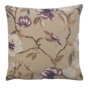 Oh Little Bird Tapestry Pillow Cover 16x16 Inch Cotton Viscose Polyester Cushion Cover