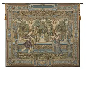 Jan Van Huysum Vertumnus Decorative Tapestry Wall Hanging 51 x 57 in Jacquard Woven Classical Floral Wall Art