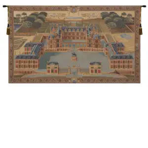 Versailles European Tapestry Wall Hanging  27x46 Inch Cotton Jacquard Woven Wall Tapestry